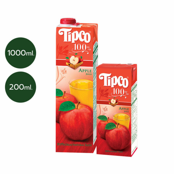 TIPCO น้ำแอปเปิ้ล Apple juice 100%