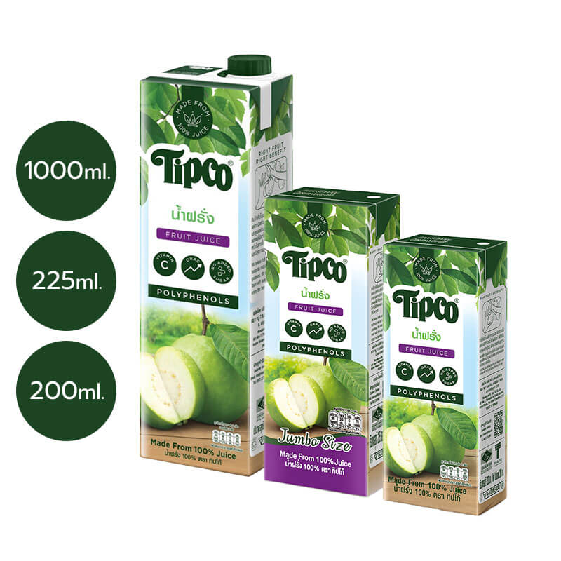 TIPCO น้ำฝรั่ง Guava Juice 100%